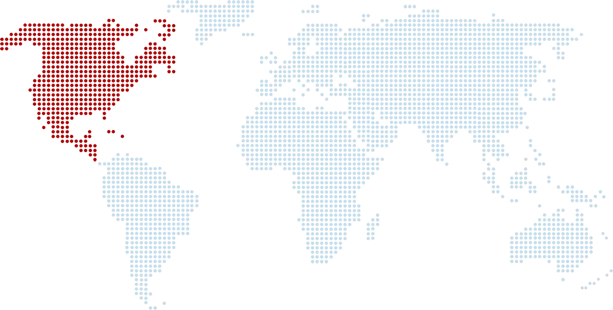 מפת צפון אמריקה