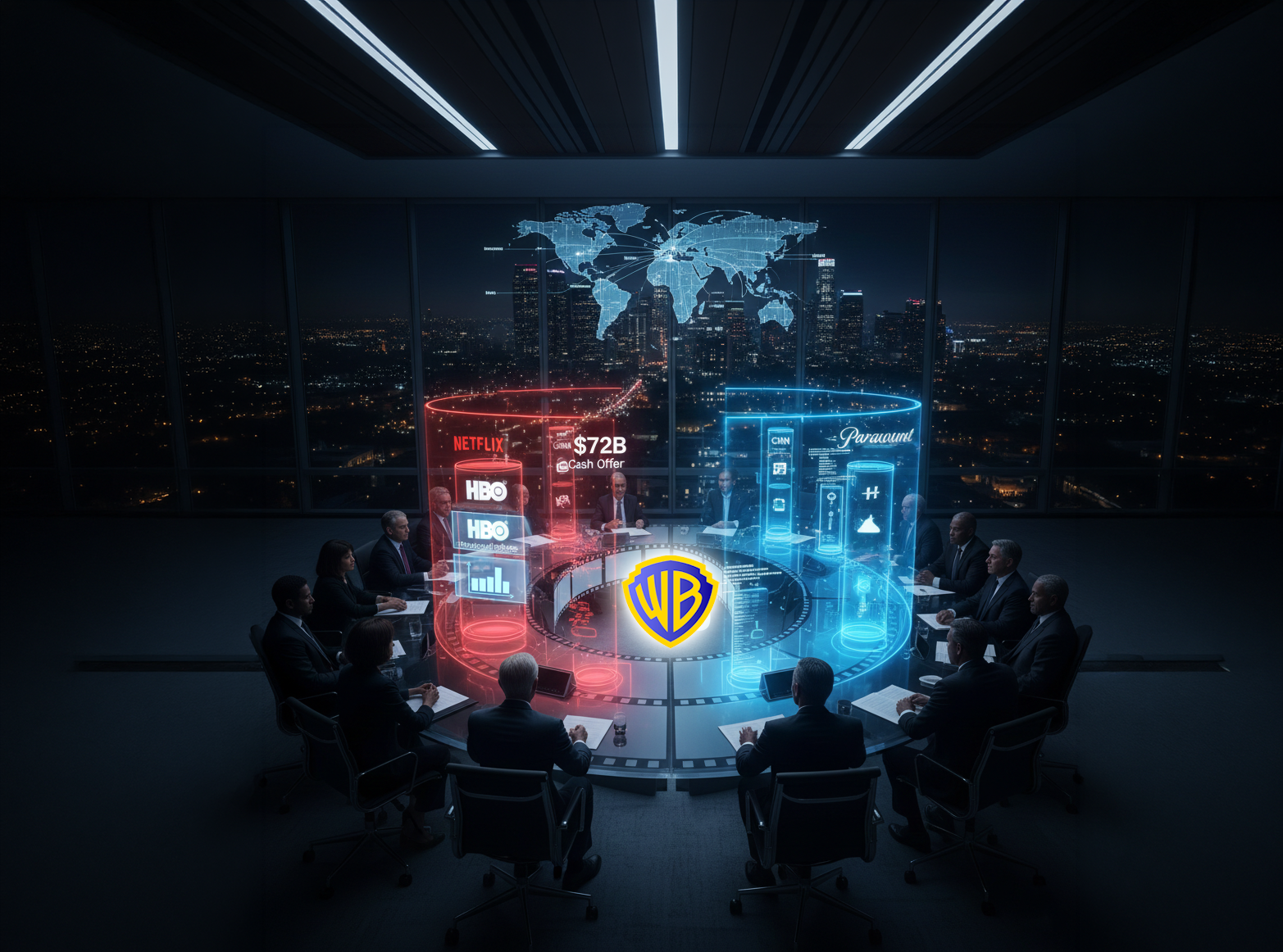 נטפליקס נגד פרמאונט:  פרמאונט מעלה את ההצעה ל-WBD – ופותחת מחדש את מלחמת הענק מול נטפליקס